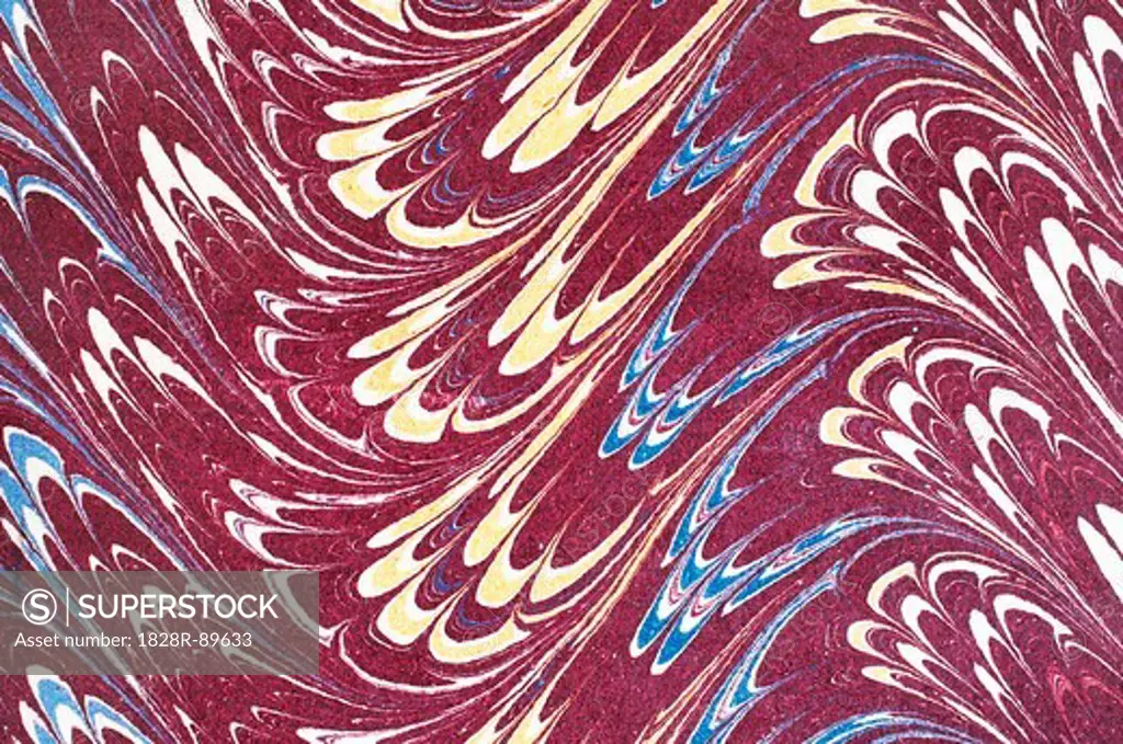 Close-up of Old Patterned Paper