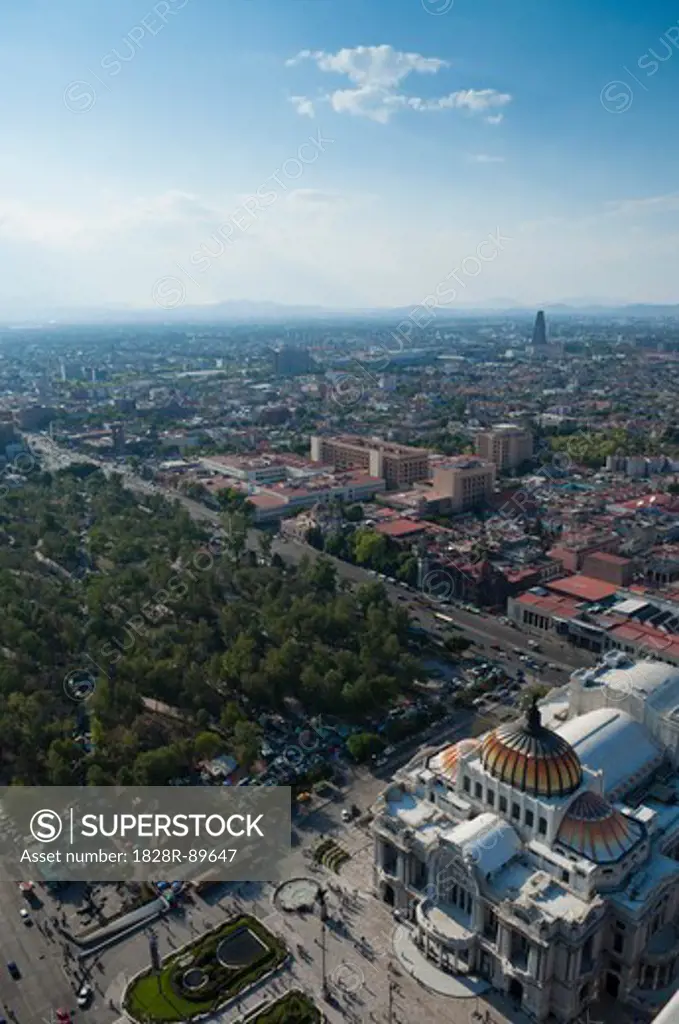 Alameda Central and Palacio de Bellas Artes, Distrito Federal, Mexico City, Mexico