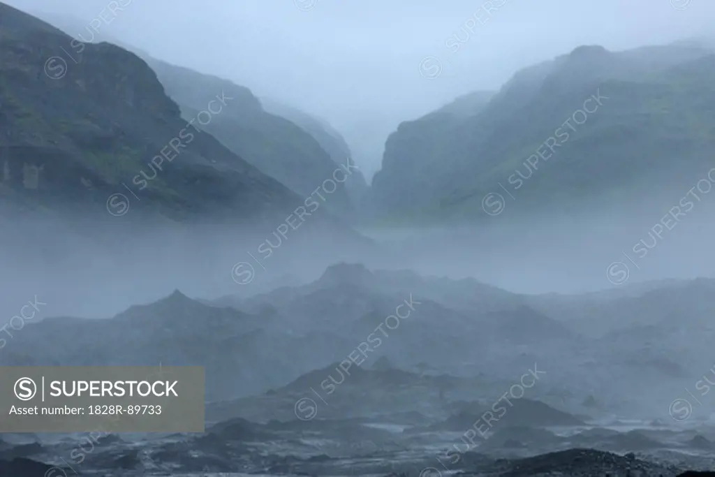 Valley, Volcanic Landscape, Eyjafjallajokull, South Iceland, Iceland