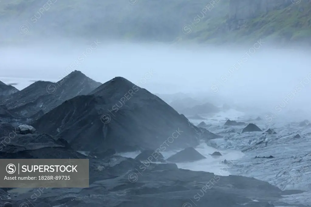 River, Volcanic Landscape, Eyjafjallajokull, South Iceland, Iceland