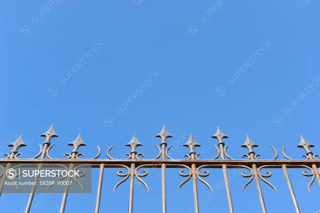 Wrought Iron Fence, Marrakech, Morocco