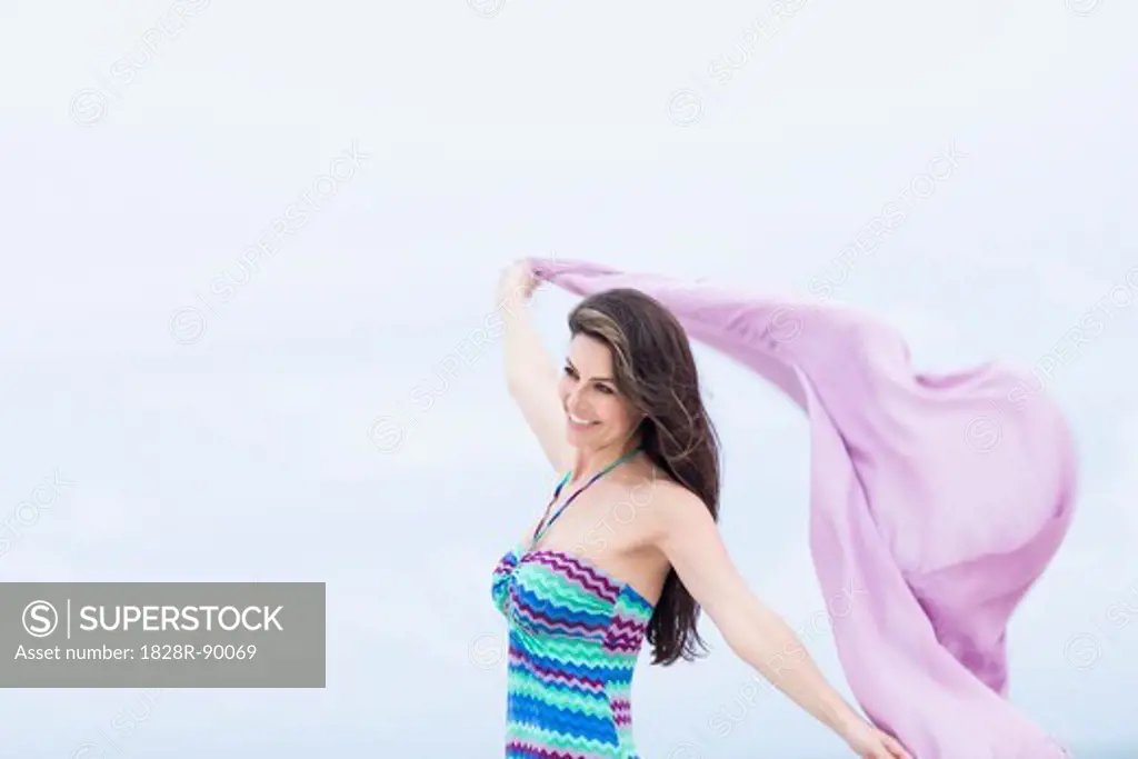Woman at Beach, Florida, USA