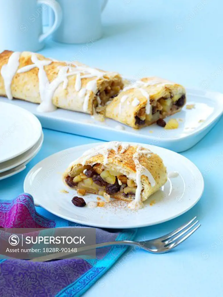 Phyllo Pastry filled with Nuts, Fruits and Raisins