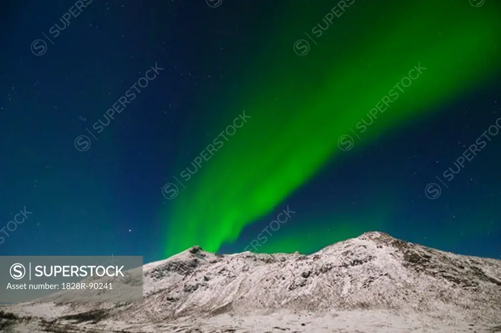 Northern Lights near Tromso, Troms, Norway