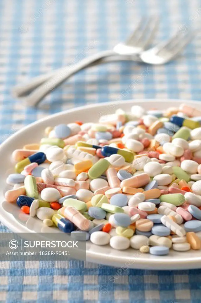 Plate Full of Pills