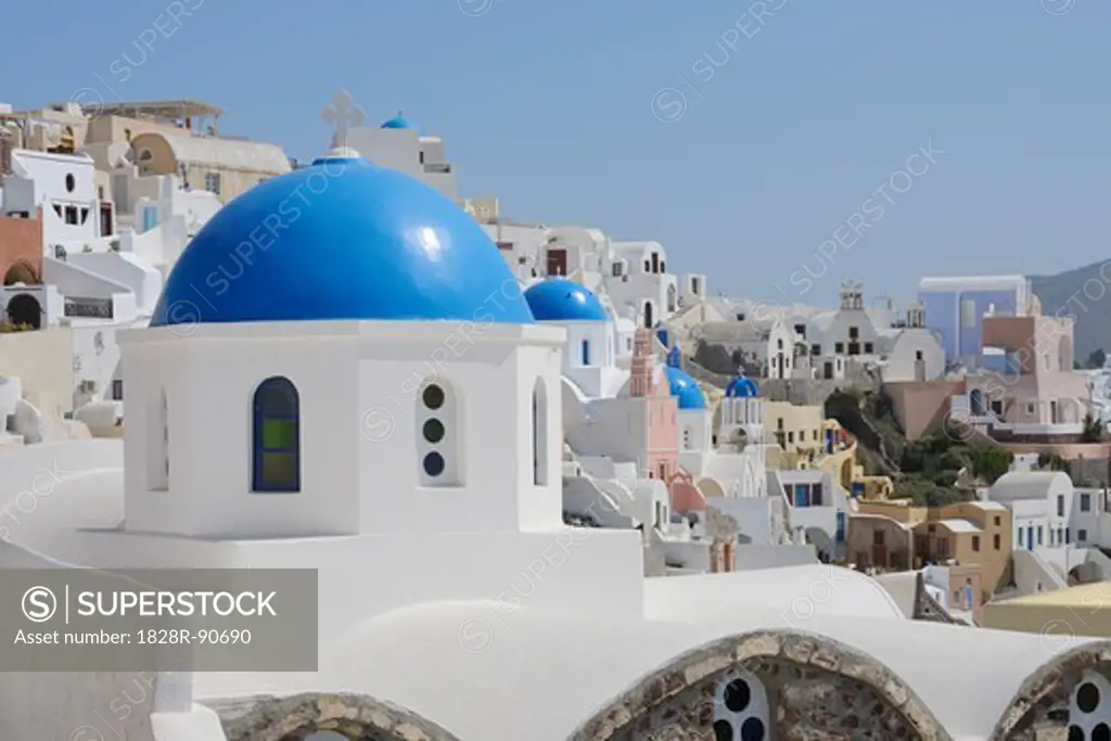 Church, Oia, Santorini Island, Cyclades Islands, Greek Islands, Greece