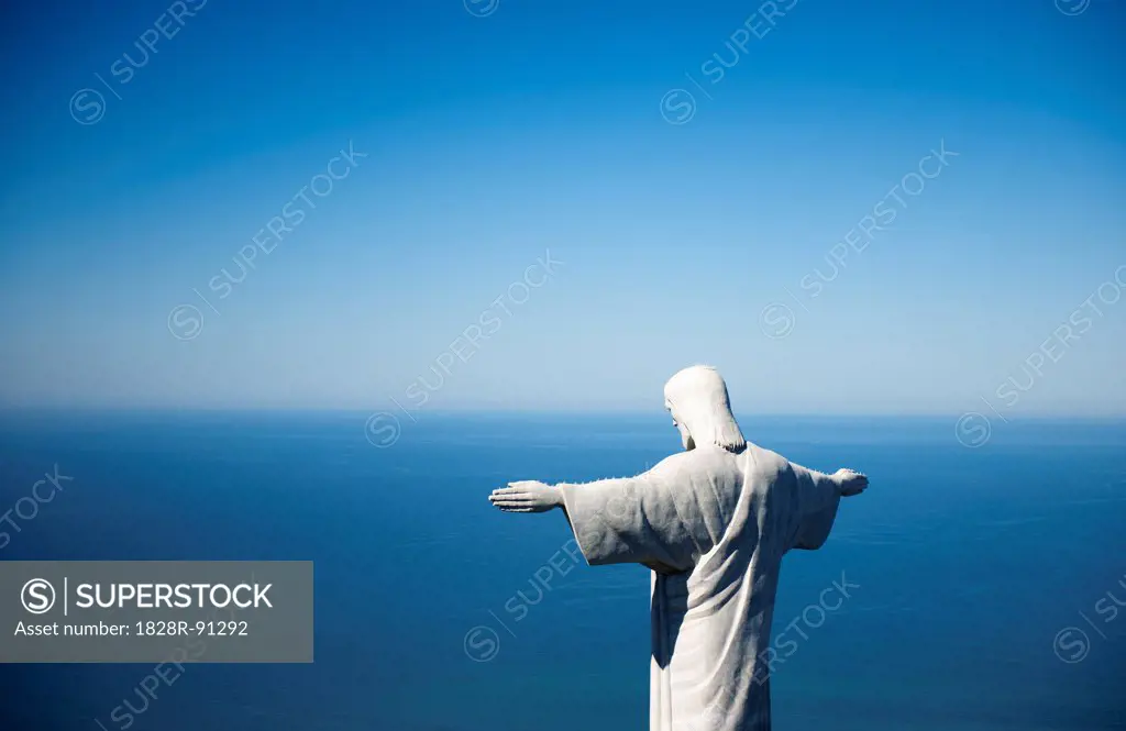 Christ the Redeemer Statue on Corcovado Mountain, Rio de Janeiro, Brazil