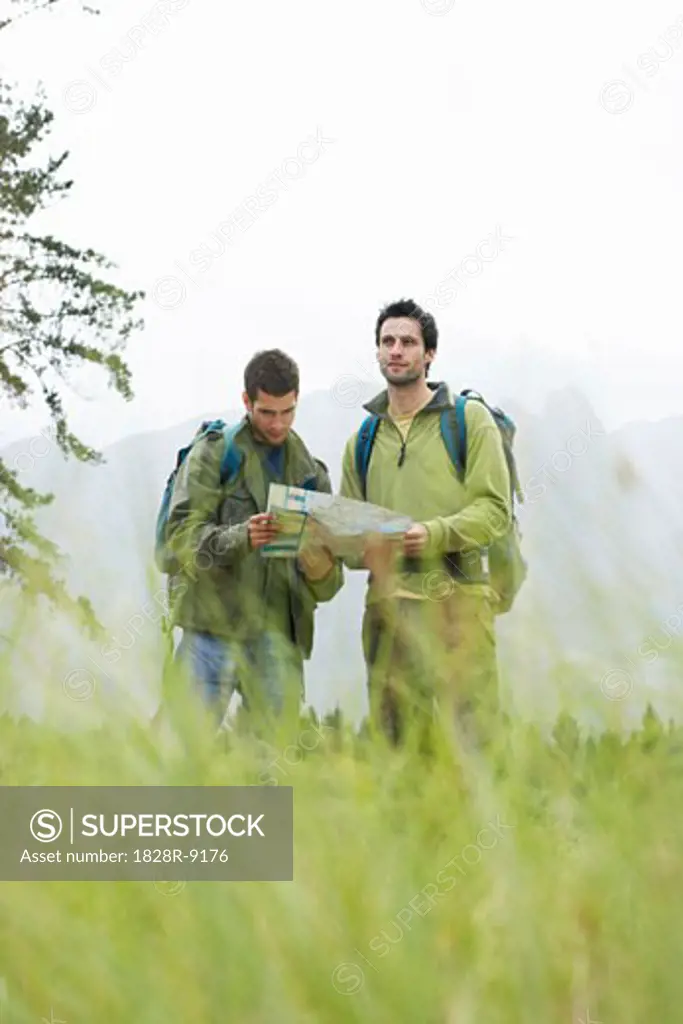 Men Hiking   