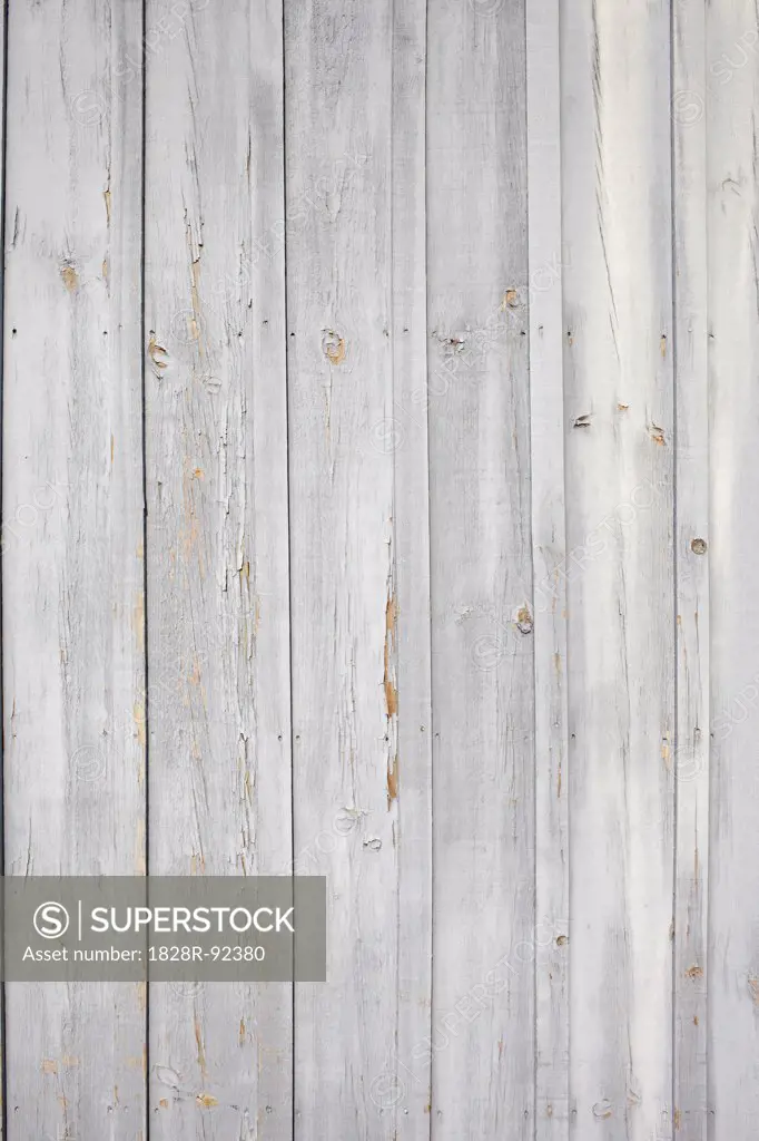 Wall of White Wooden Siding, Arcachon, Gironde, Aquitaine, France