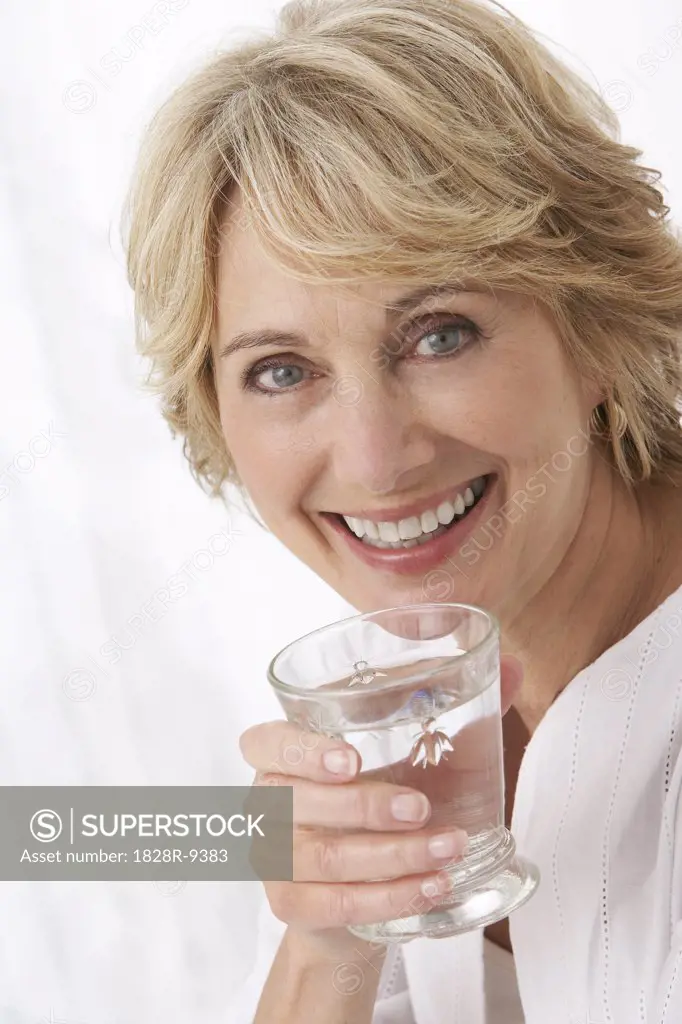 Woman with Glass of Water   