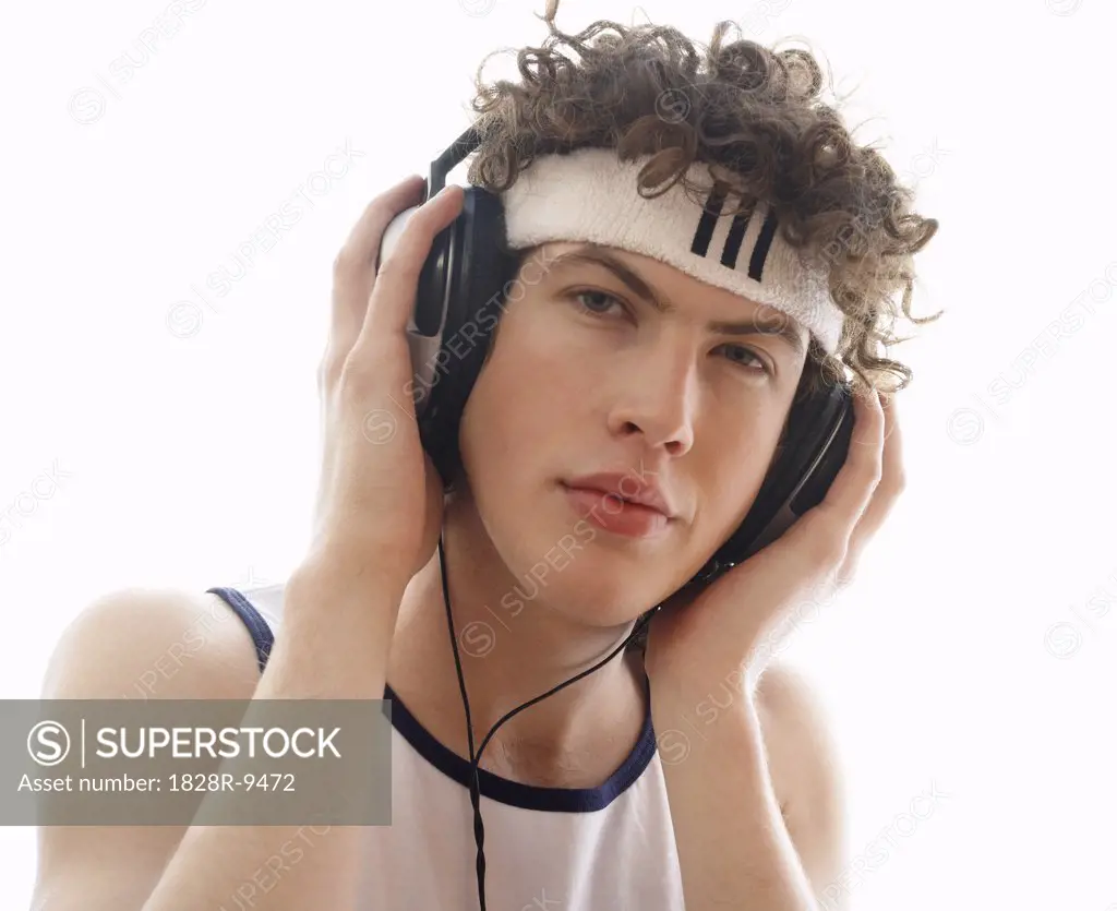 Portrait of Man With Headphones   