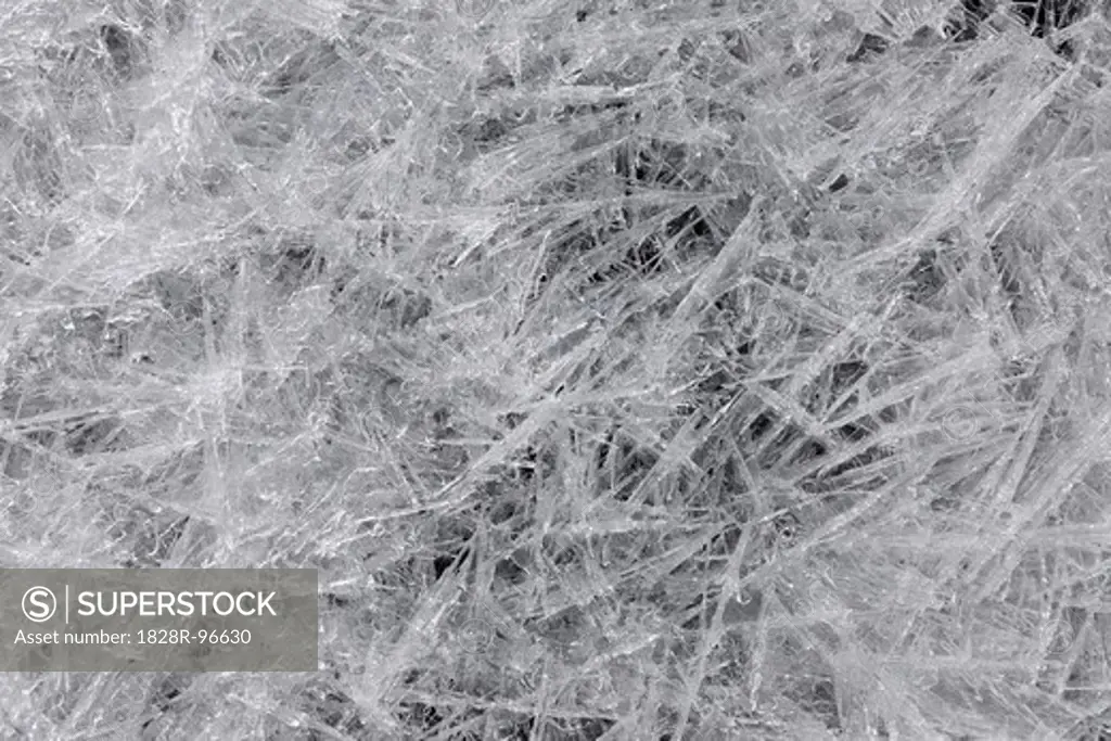 Close-up of Ice Crystals, Grindelwald, Bernese Oberland, Canton of Bern, Switzerland,09/01/2010