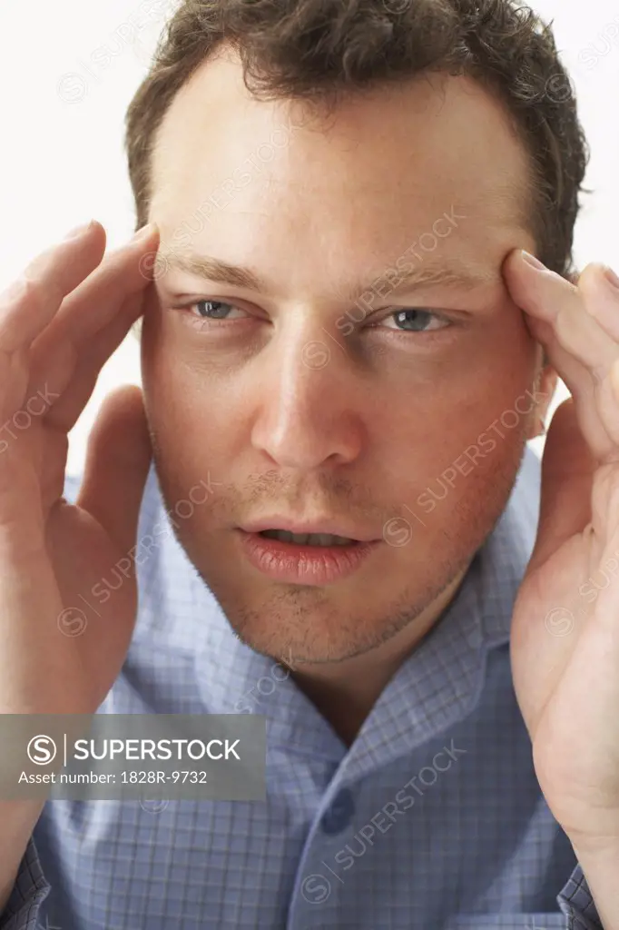 Man with Headache   