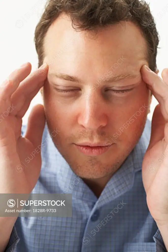 Man with Headache   