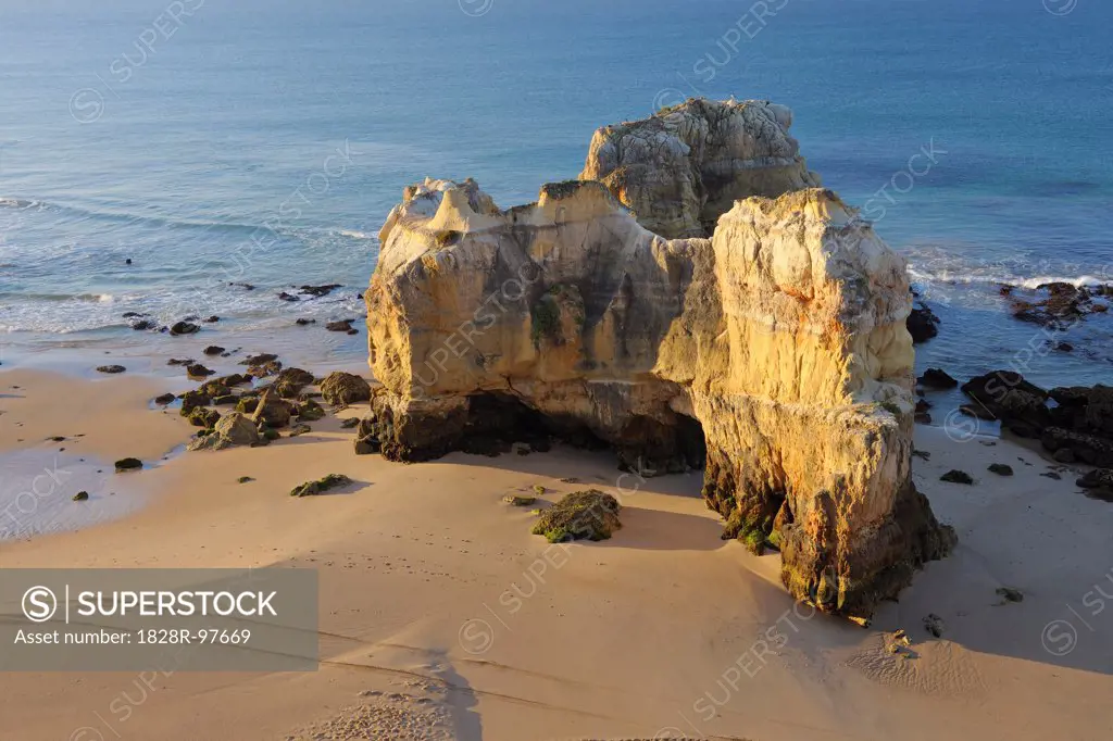 Rock Formations at Praia da Rocha, Portimao, Algarve, Portugal,03/31/2011