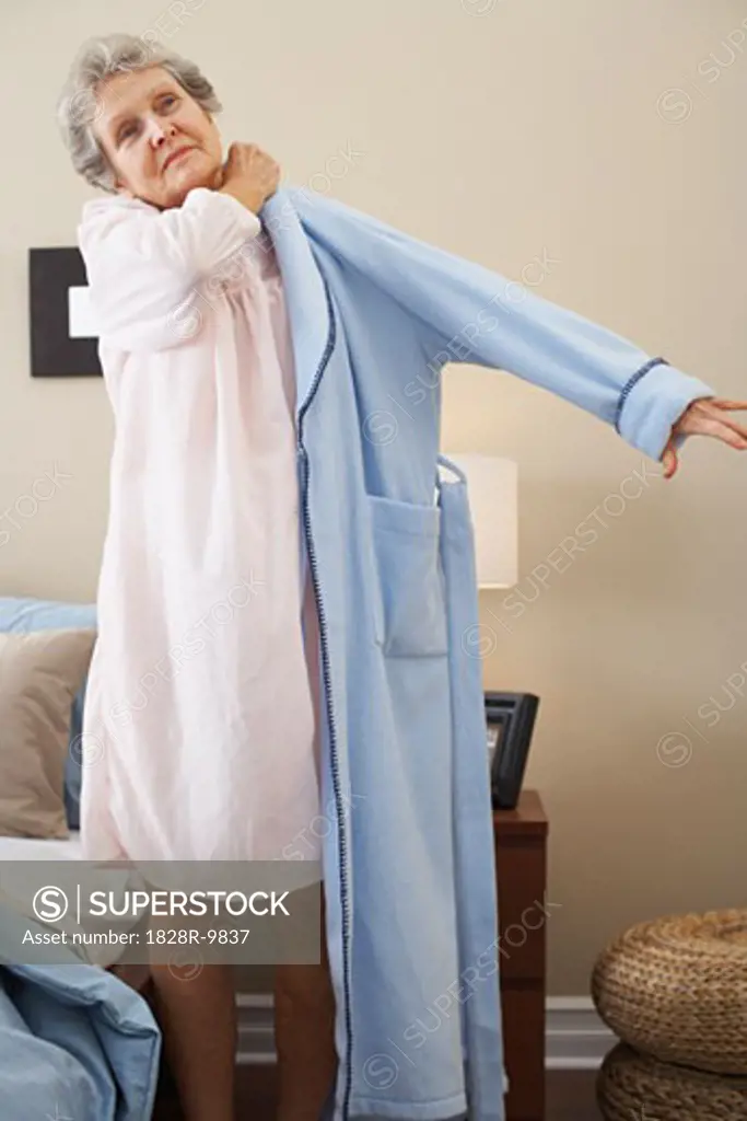 Woman Getting Out of Bed   