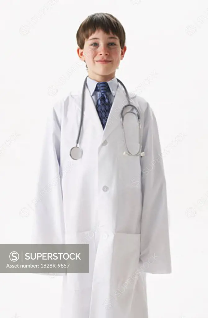 Boy Dressed as Doctor   