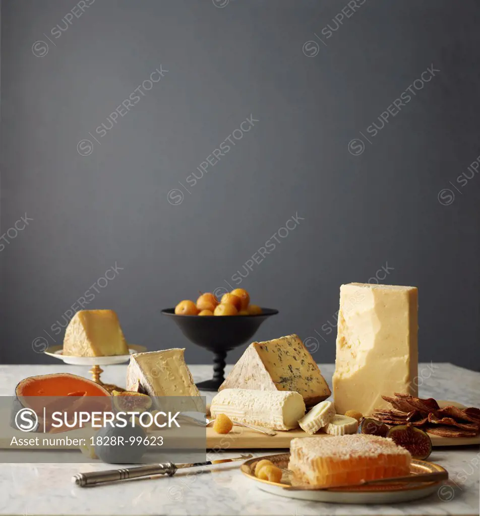 Variety of Cheeses, Studio Shot. 09/06/2012