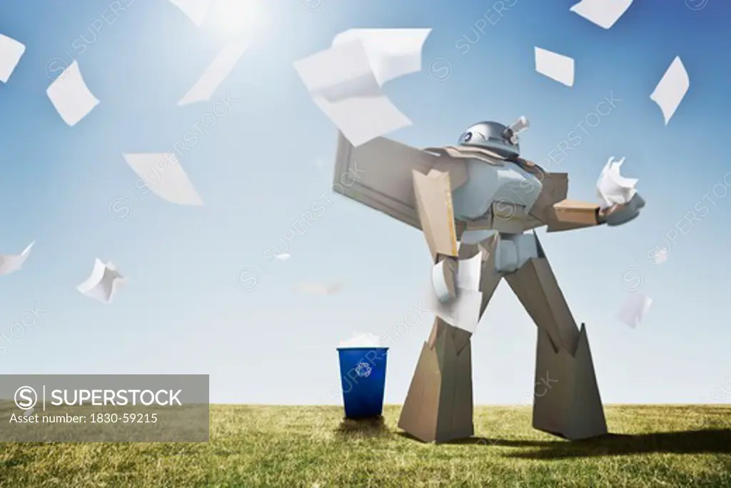 Robot Recycling Paper