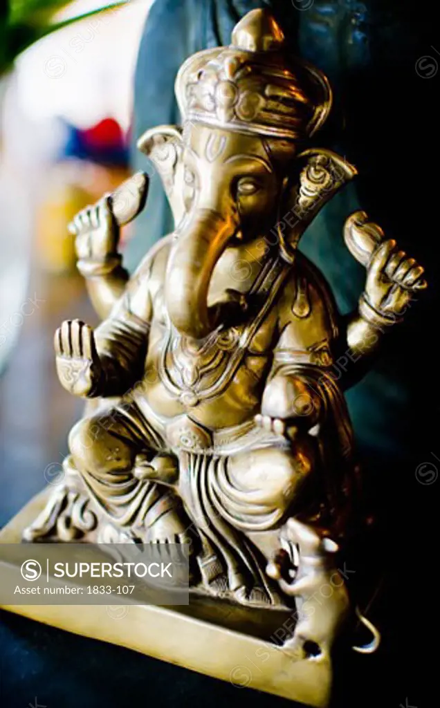 Indian statue of Ganesh the remover of obstacles