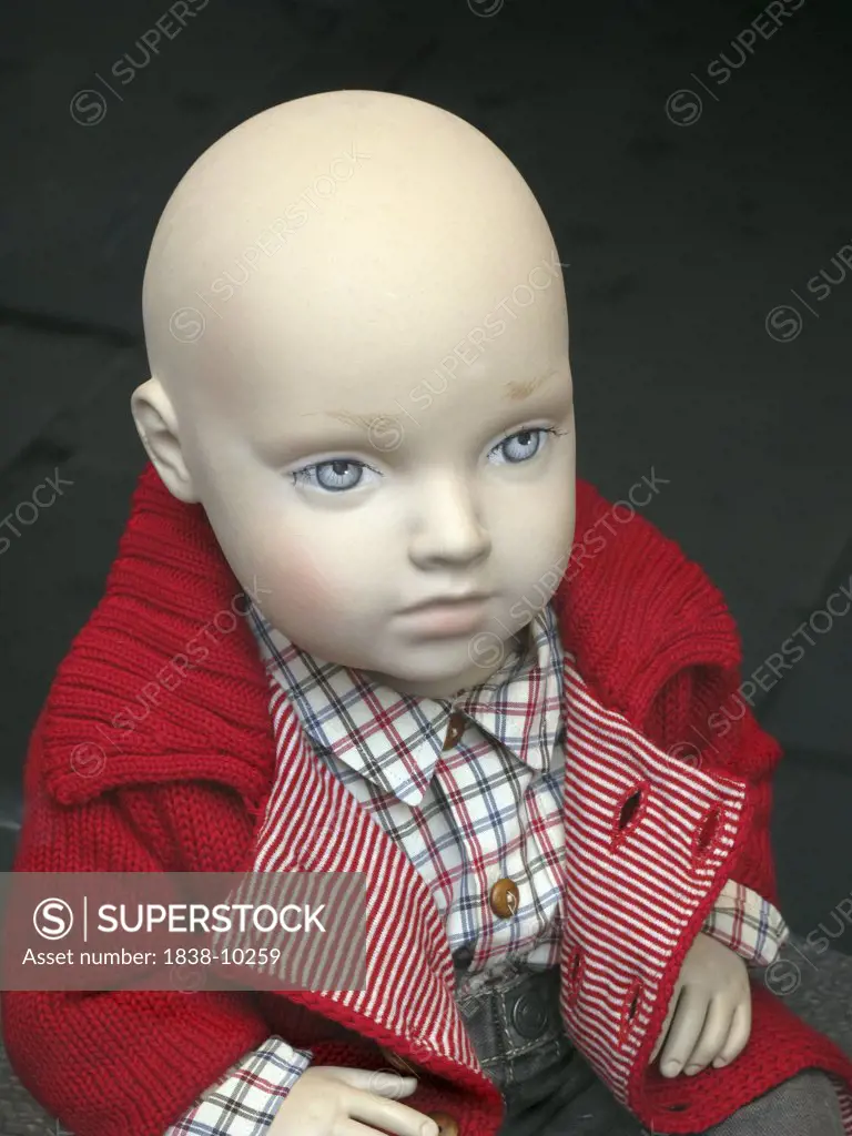Boy Doll in Red Sweater
