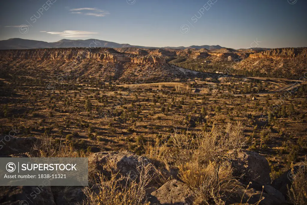 Desert View, Bandelier National Monument Prehistoric Sites, New Mexico, USA
