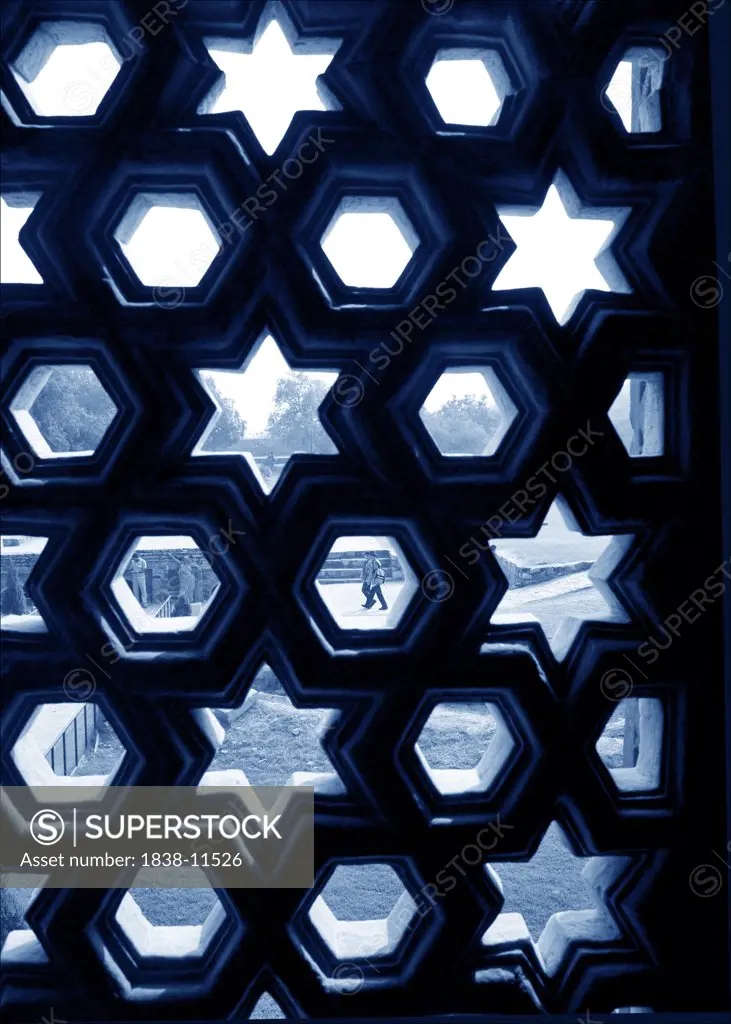 Hexagons and Stars, Qutab Minar, Delhi, India