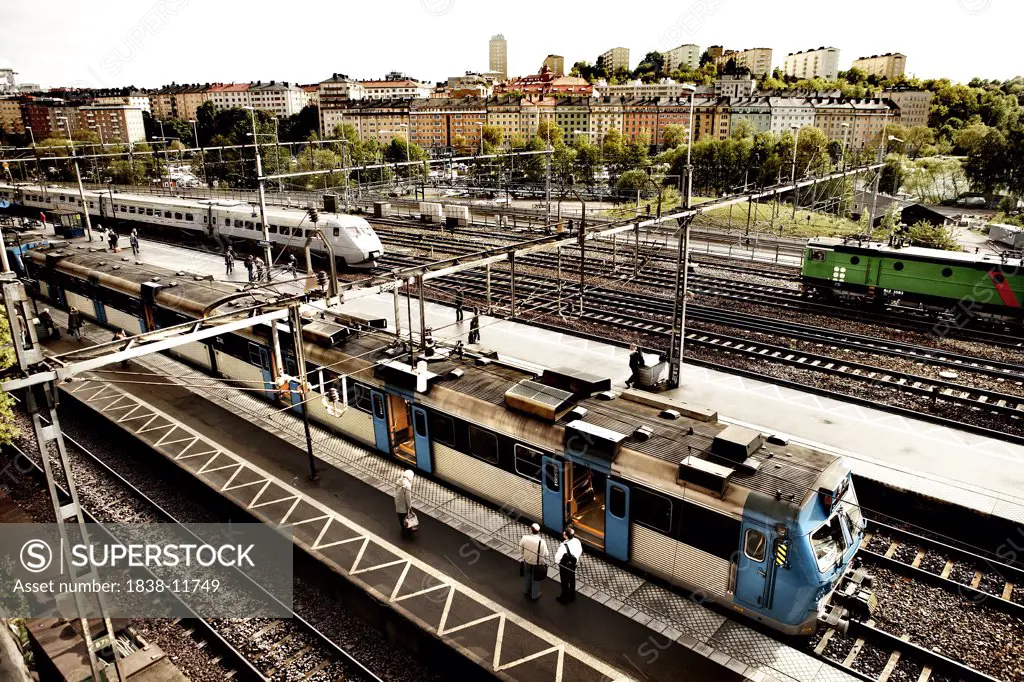 Commuter Railroad Station, Stockholm, Sweden