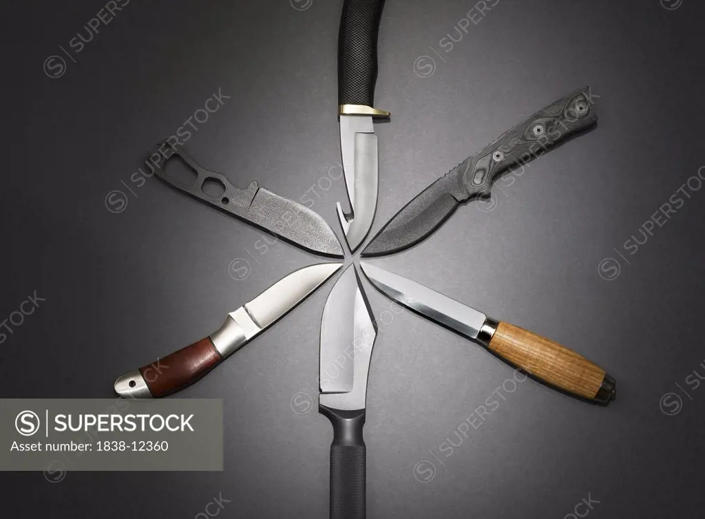 Assortment of Hunting Knives