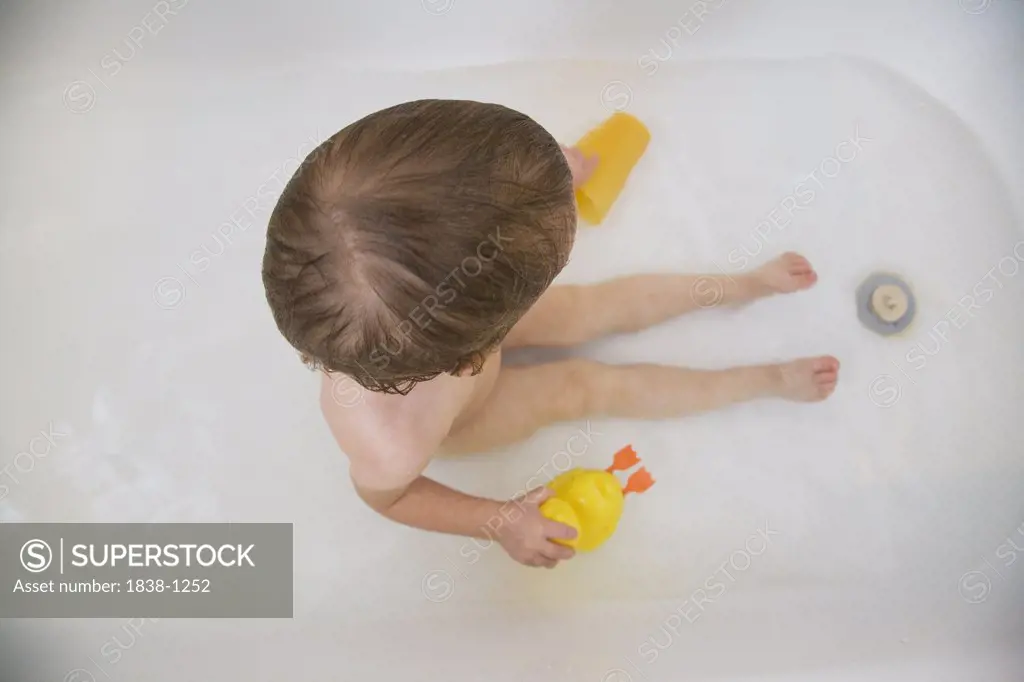 Toddler in a Tub