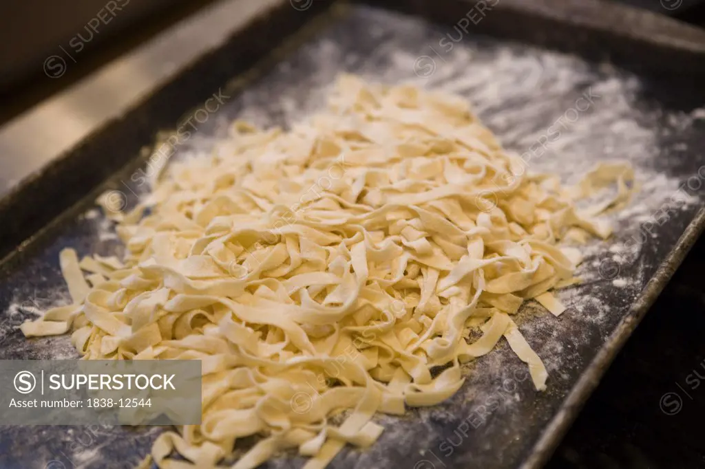 Fresh Pasta Noodles and Flour
