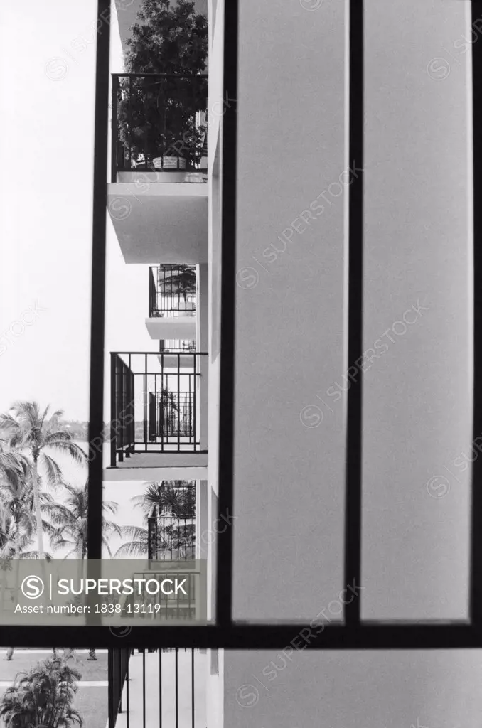 High-Rise Balconies, Florida, USA