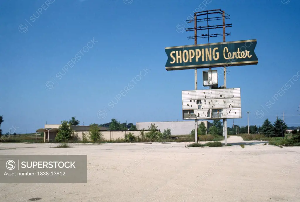 Abandoned Shopping Center, Illinois, USA