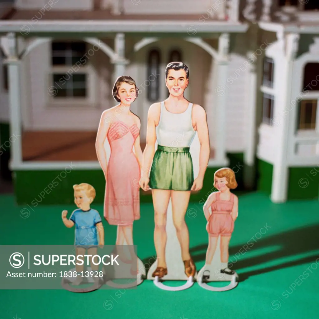 Paper Doll Parents and Children