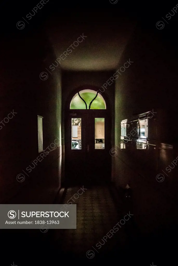 Dark Hallway and Entrance
