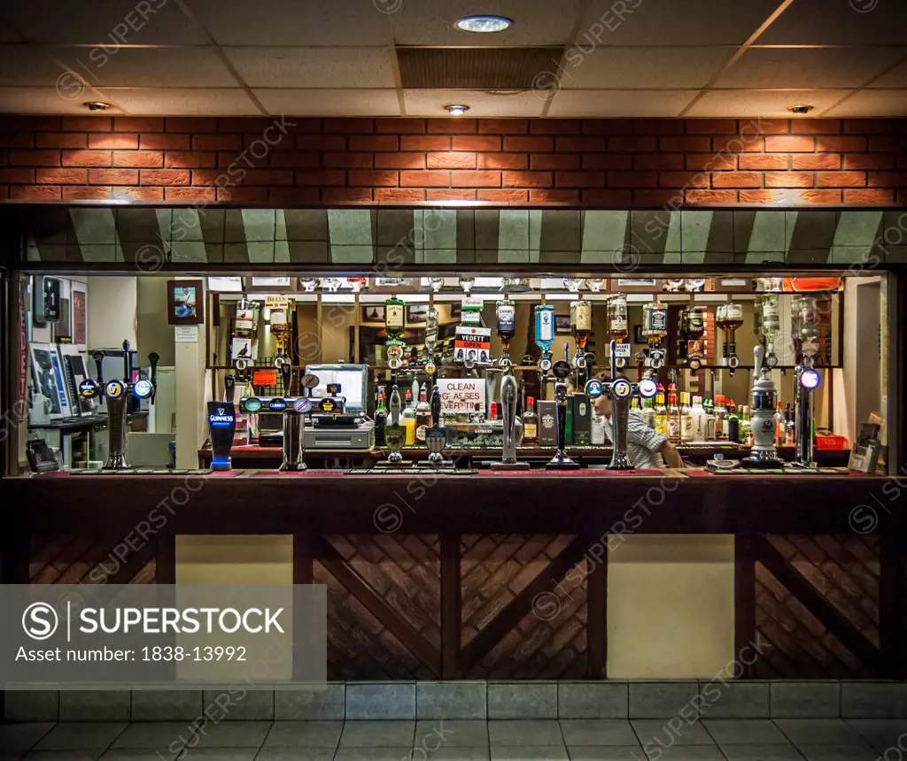 Bar Interior, Leeds, England, UK