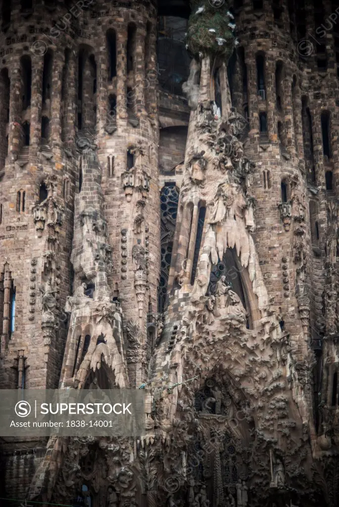 Sagrada Familia Detail, Barcelona, Spain