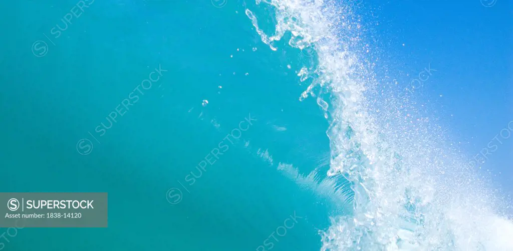 Blue Breaking Wave 2