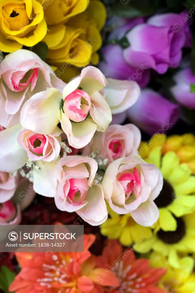 Artificial Flowers, Close-Up