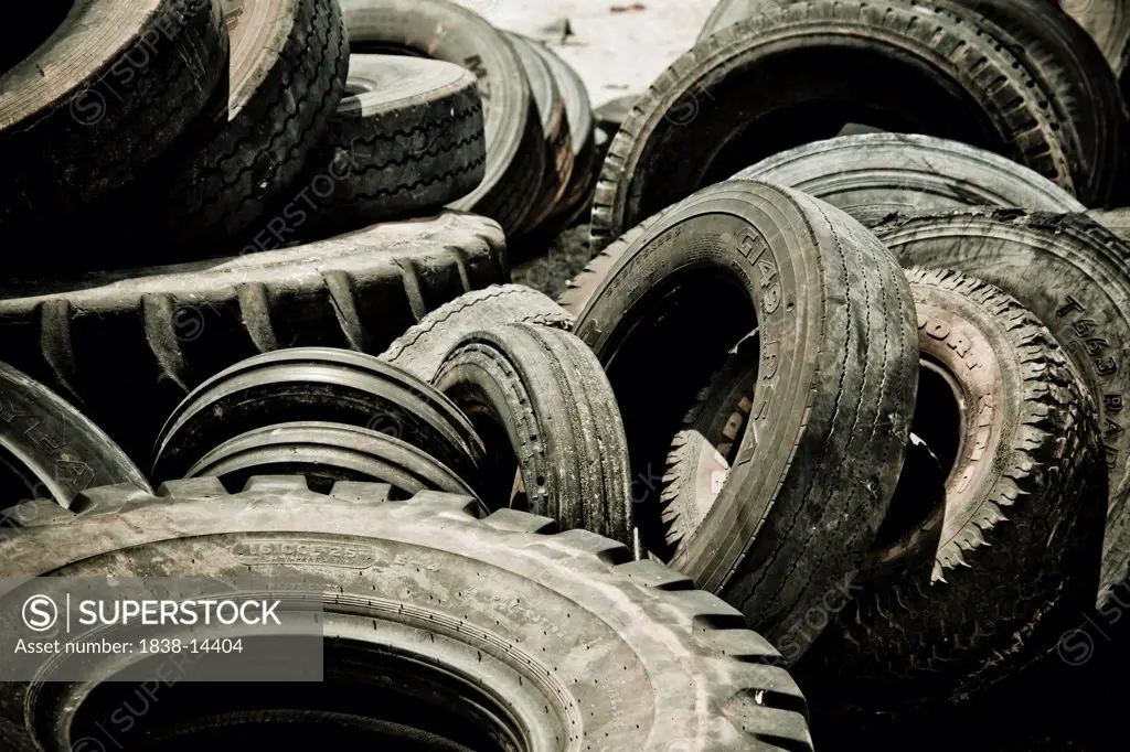 Pile of Truck Tires