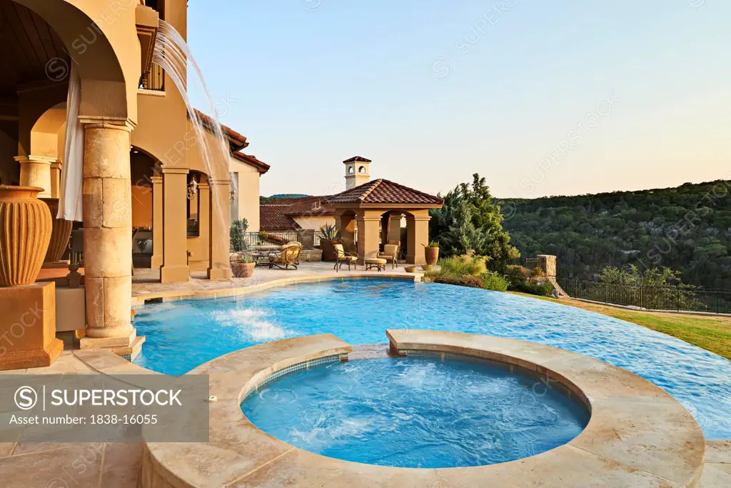 Swimming Pool at Upscale House