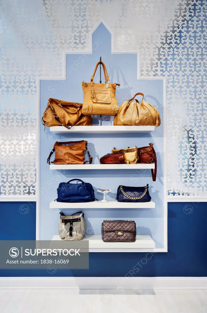 Display of Handbags