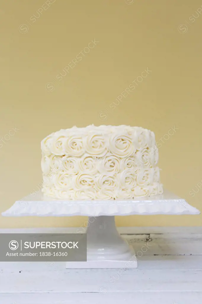 Wedding Cake with Vanilla Frosting