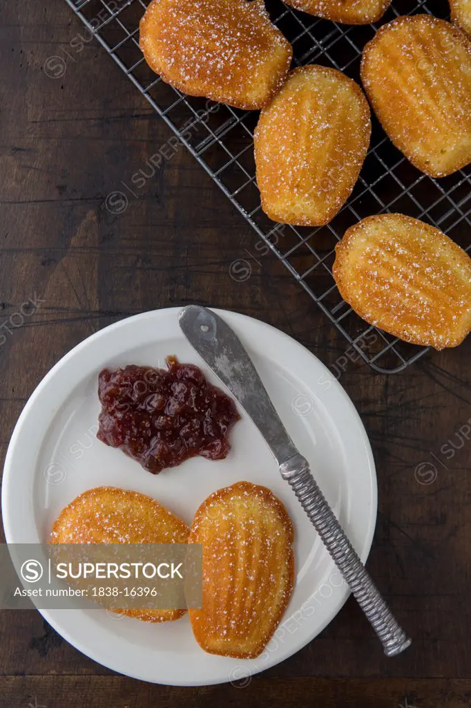 Madeleines with Jelly