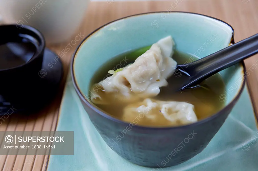 Bowl of Dumpling Soup