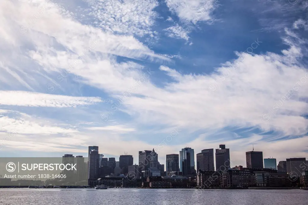 Skyline and Harbor, Boston Massachusetts, USA
