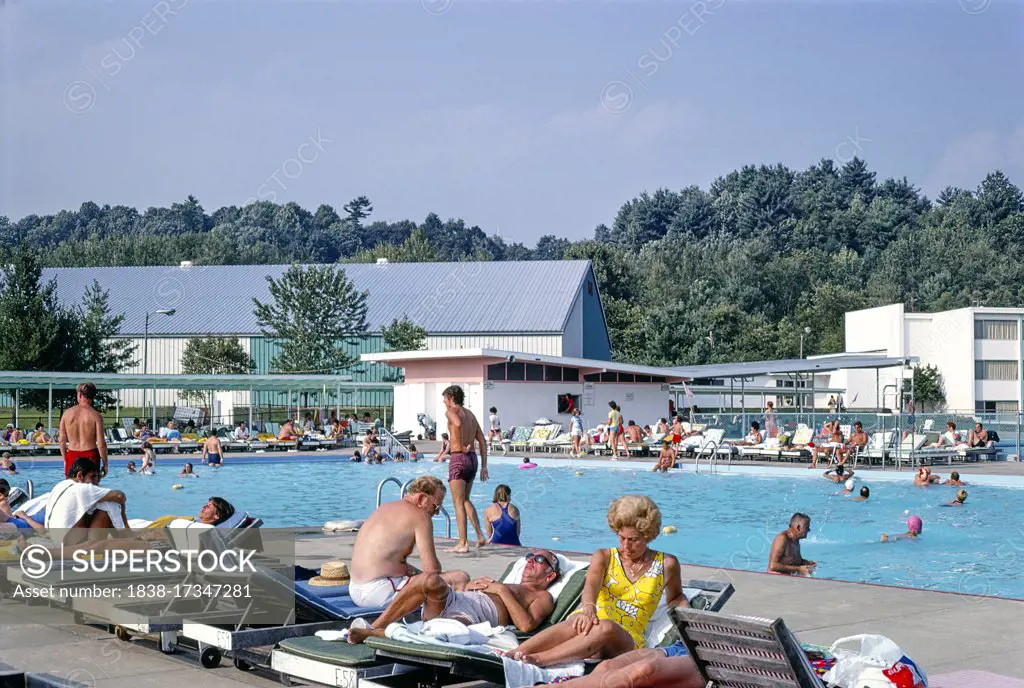 Homowack Hotel & Lodge, Spring Glen, New York, USA, John Margolies Roadside America Photograph Archive, 1977
