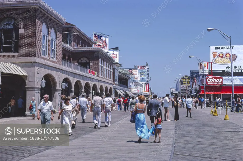 Boardwalk, Atlantic City, New Jersey, USA, John Margolies Roadside America Photograph Archive, 1978