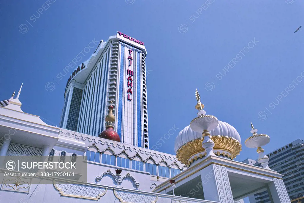 Trump Taj Mahal Casino and Hotel, Atlantic City, New Jersey, USA, John Margolies Roadside America Photograph Archive, 1985