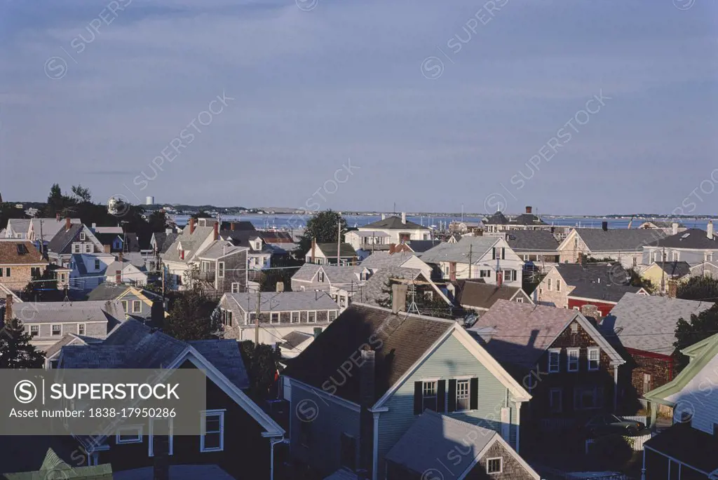Rooftops, Provincetown, Massachusetts, USA, John Margolies Roadside America Photograph Archive, 1984